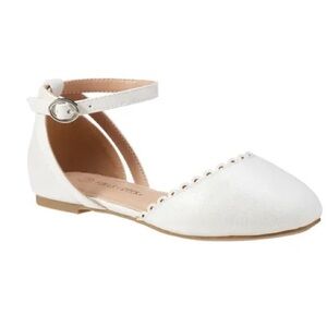 NWT Falls Creek Chiarra Sparkle Flats Holiday Party Communion White Christmas 13